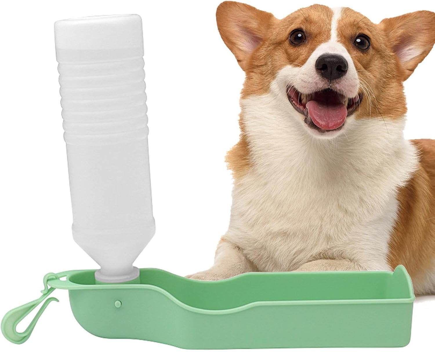 Quzente Puppy Water Dispenser - Puppy Water Dispenser,Portable Leakproof Pet Outdoor Drinking Bowl, Dog Walking Accessories for Hiking Camping Travel, Cats Rabbits image number 5
