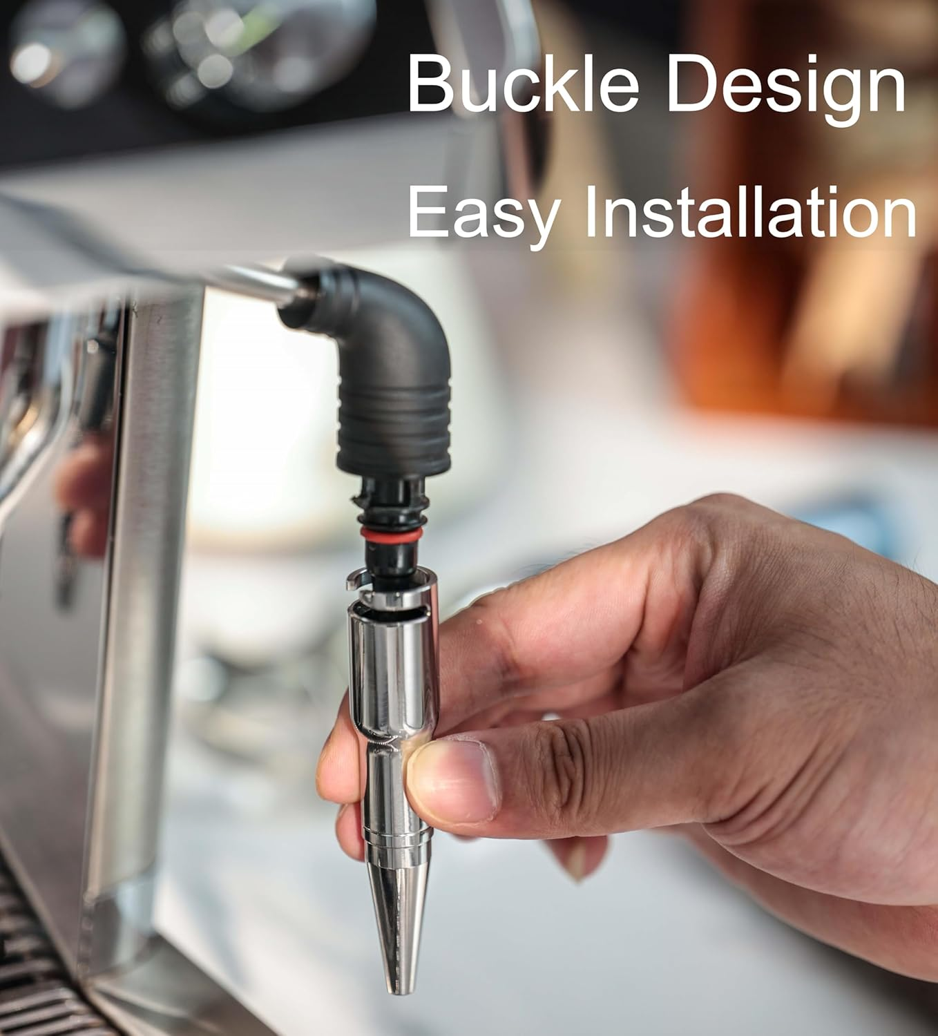 Steam Nozzle Tip for Delonghi Stilosa EC260, Replacement Steam Wand Tip for Delonghi Steamer Upgrade - 3 Hole image number 5