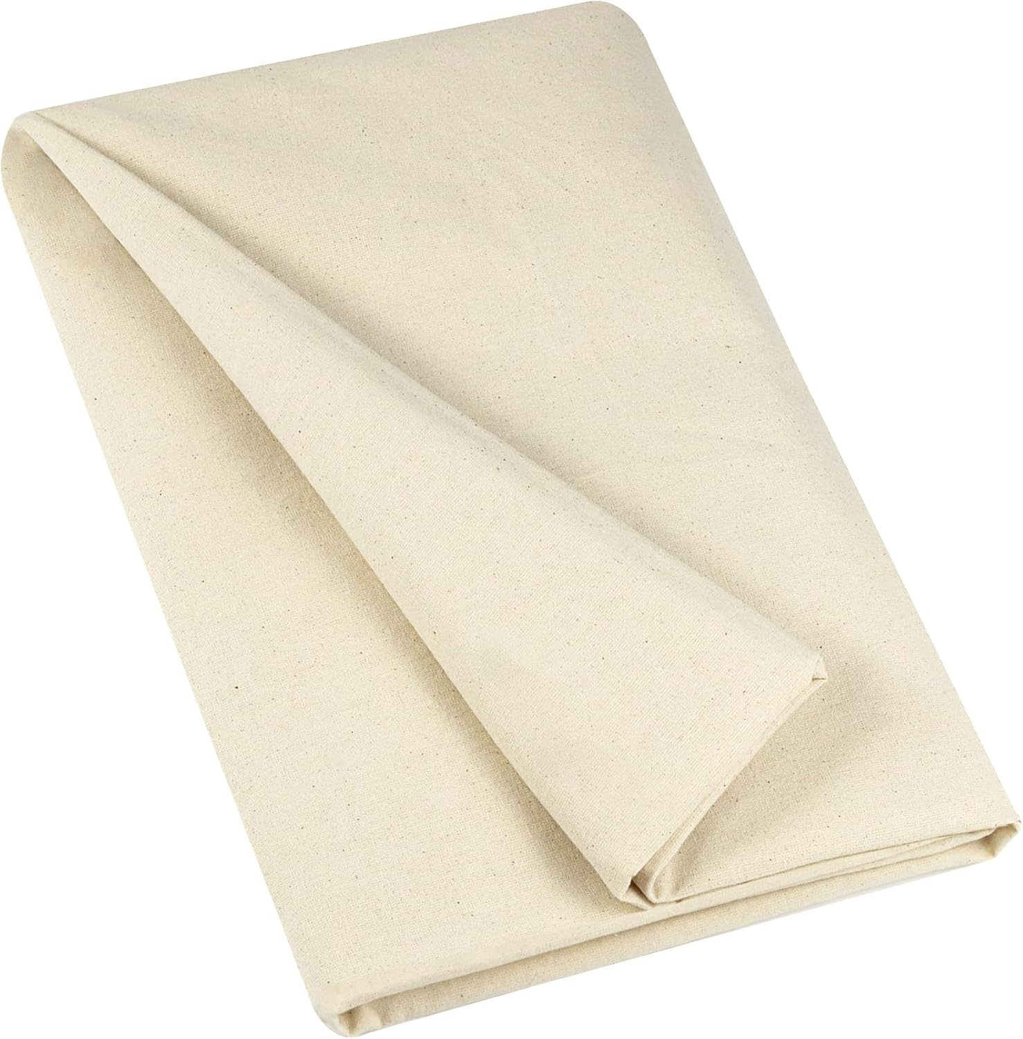 HOTGODEN Medium Weight 100% Cotton Muslin Fabric: 63 Inch X 2,5,10 Yards Unbleached Muslin Linen Fabric Material for Sewing Material Apparel Cloth image number 3