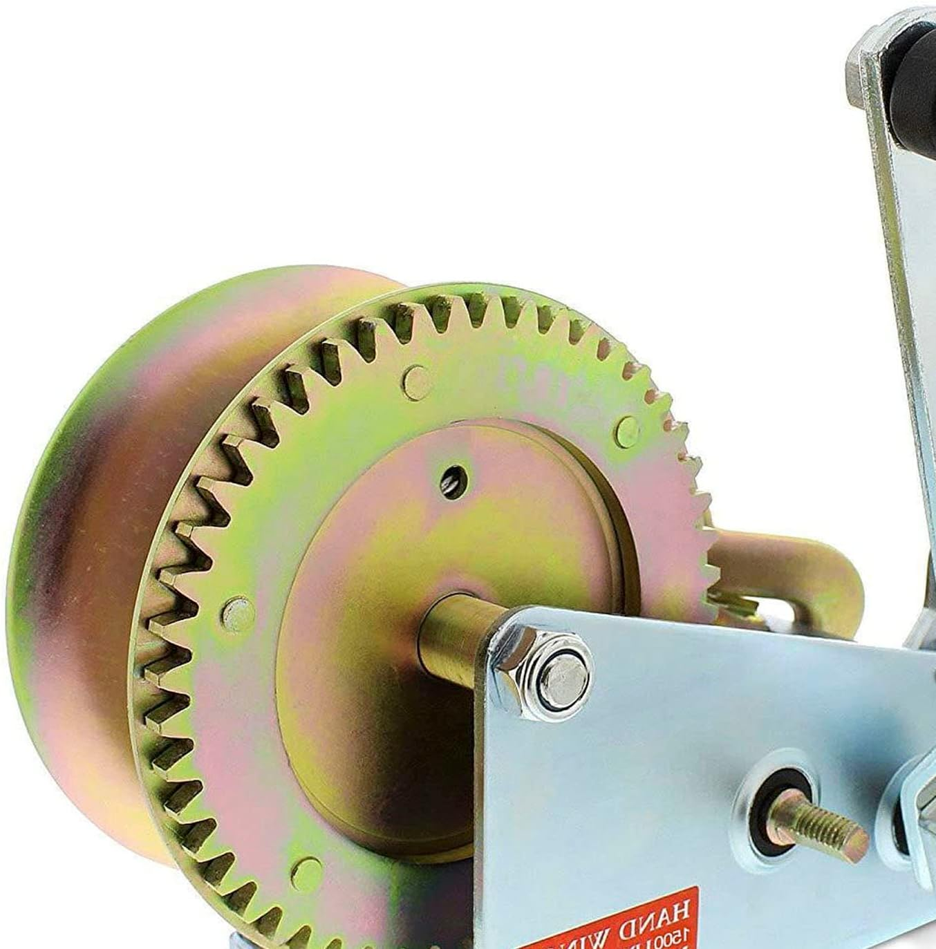 Hand Winch 1500Lbs/680Kg 2-Gears 8M Synthetic Cable Boat Trailer 4WD Winch image number 3