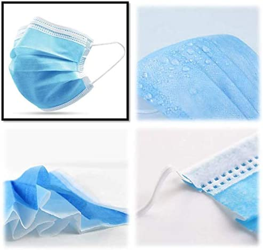 MEDCARE 50Pcs Disposable Breathable 3 Ply/Ply Face Mask Filter Protection Earlooped Australia Adult Children Blue (Shipped from Australia) image number 3