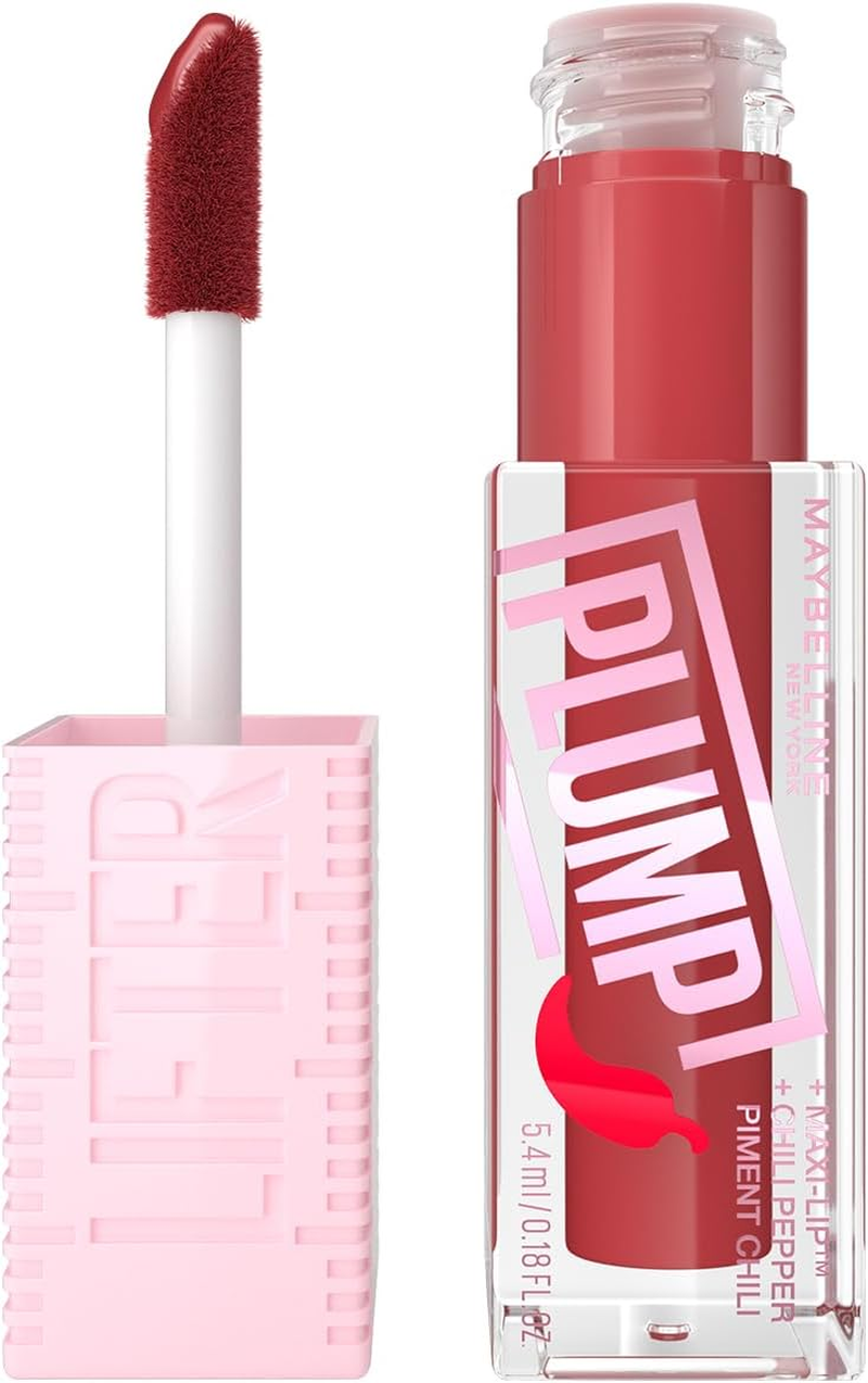 Maybelline Lifter Plump Makeup Lip Plumping Gloss, Hot Chilli image number 1