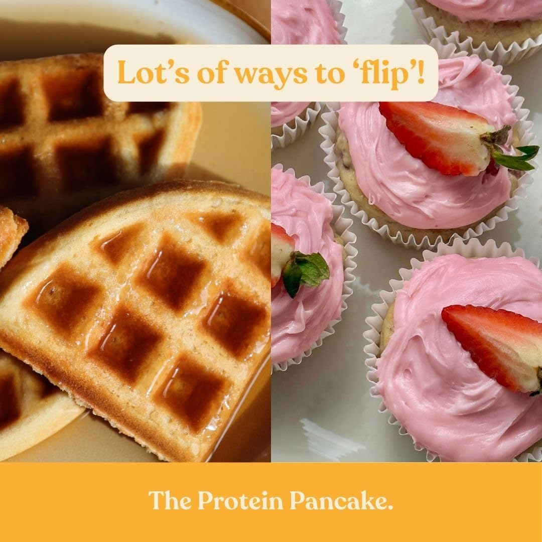 Protein Pancake Mix &ndash; Maple Flavour | 1Kg Bag | High Protein, No Added Sugar, Just Add Water image number 3