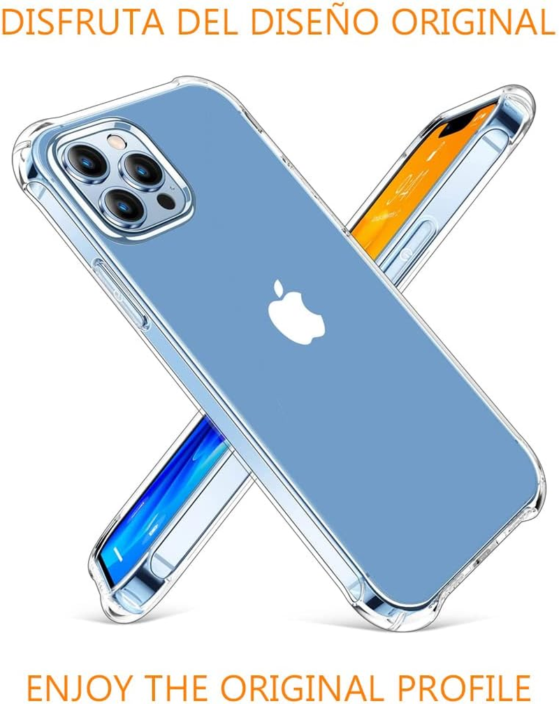 REY - Pack of 3 Transparent Silicone TPU Case for Oppo FIND X2 PRO, Mobile Phone Case Premium Scratch-Resistant TPU Transparent Protective Case, Ultra Thin 0.33 Mm image number 4