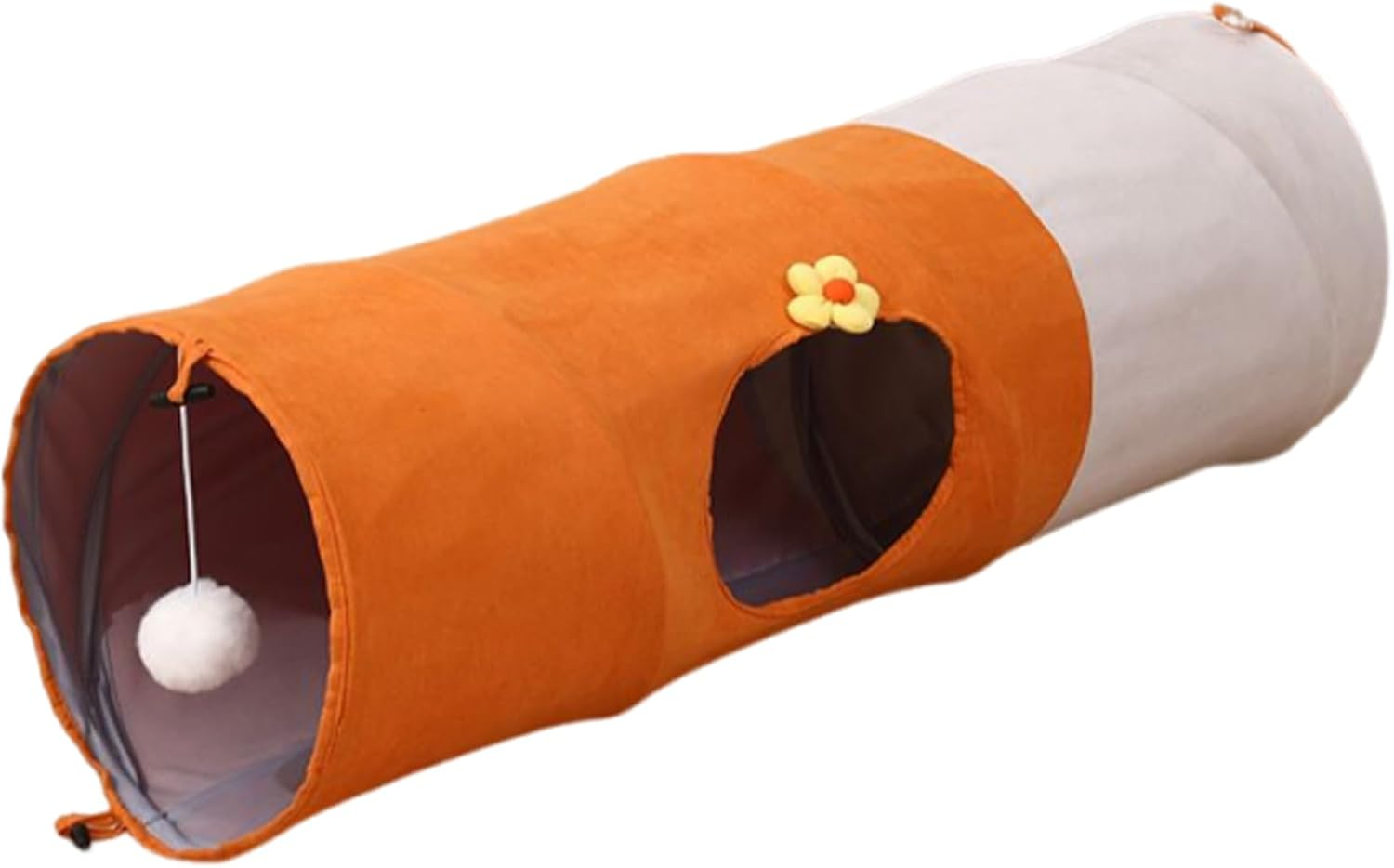 Cat Tunnel - Foldable Tunnel for Cats with Ball,Scratch-Resistant Mental Enrichment Tent for Training Tool Living Room Exercise Equipment