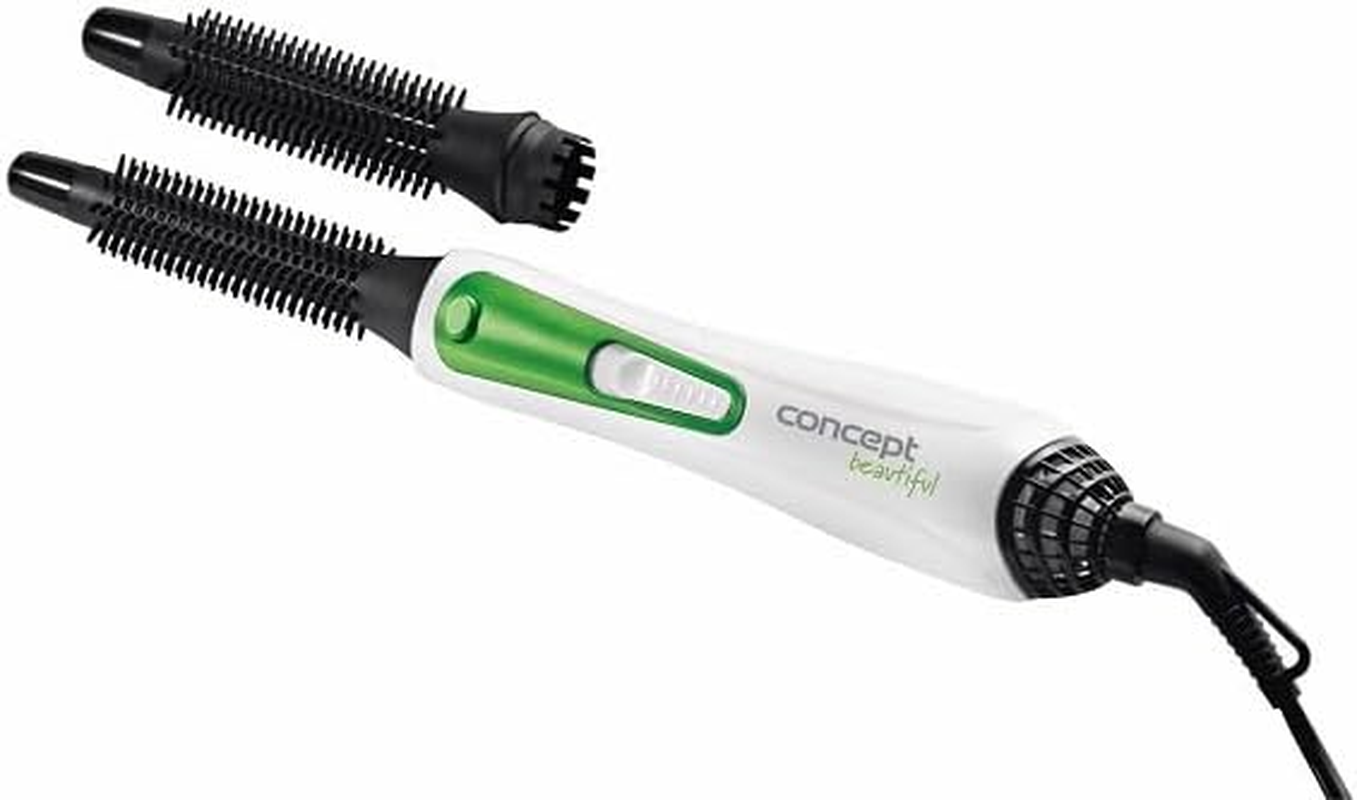 CONCEPT Kf-1310Ze Hot Air Brush 2 Attachments 20 and 16 Mm Green image number 4