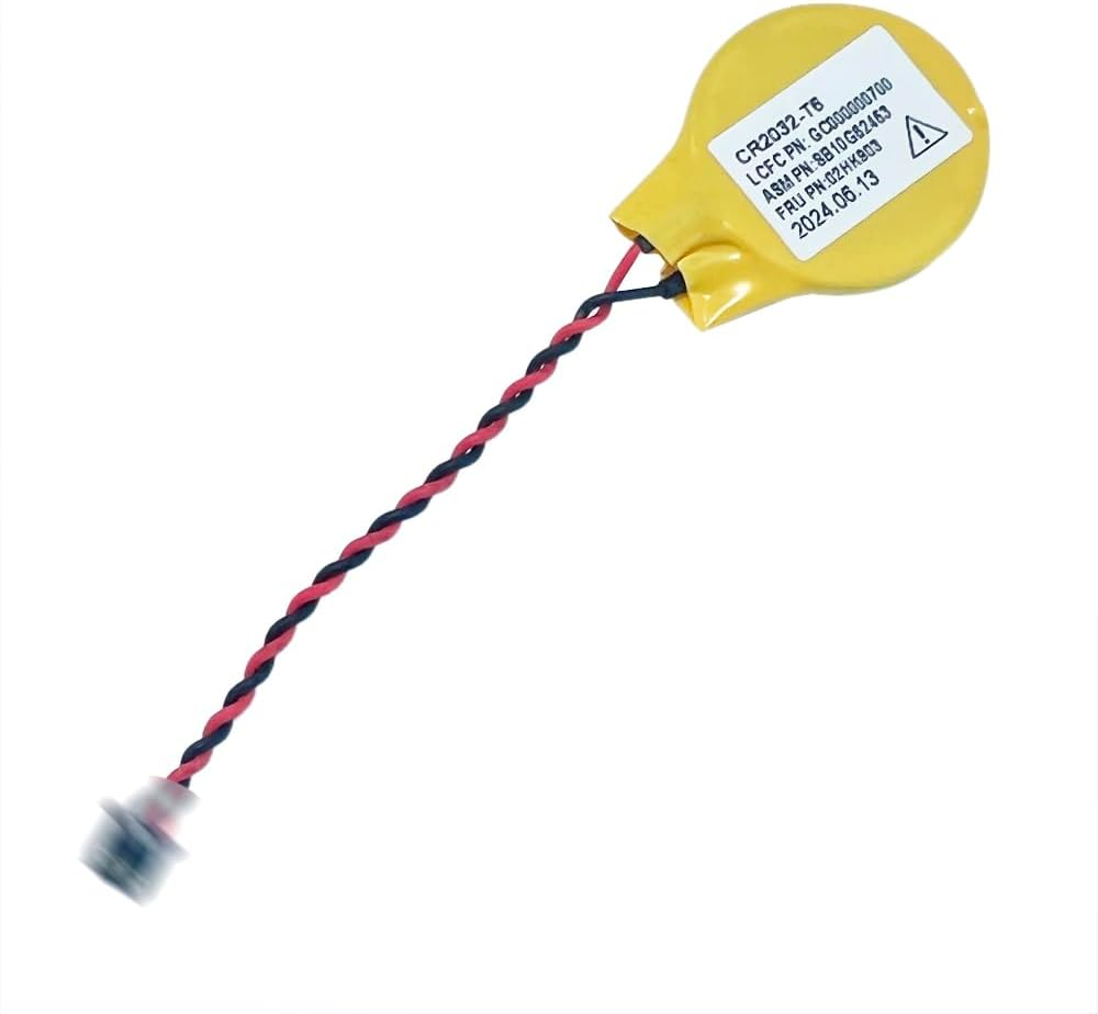 Gintai CR2032-T6 CMOS Battery Cable Replacement for Lenovo Thinkpad T490 20N2 20N3;T590 20N4 20N5;P14S Gen 2 20VX 20VY 21A0 21A1;P16 /T14 /P14S Gen 1 2 02HK903 SB10G62454 GC000000700 image number 4