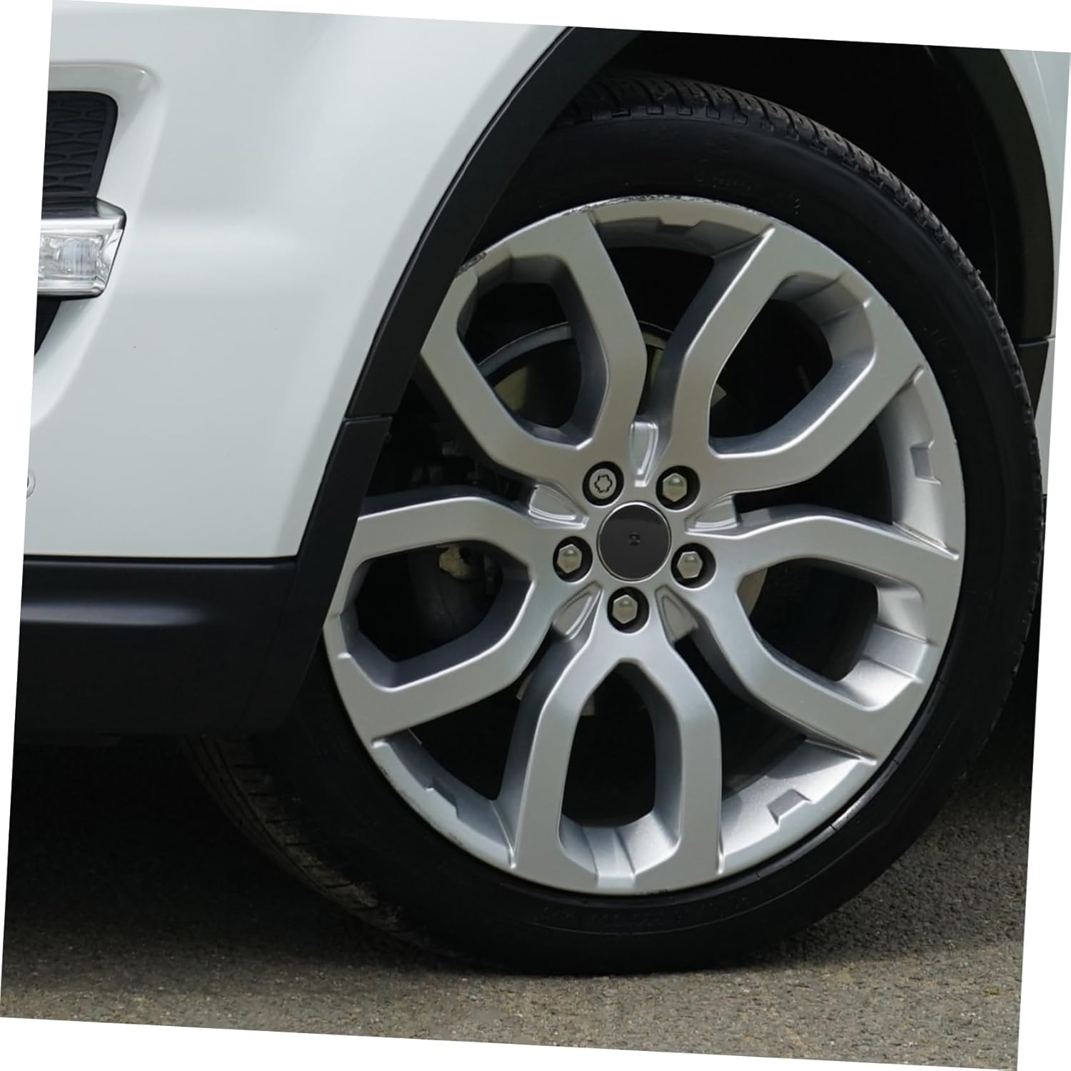 DINHEAROM 4Pcs Wheel Center Caps Plastic Hub Covers for Car Rim Modification Weather Resistant Easy to Install Automotive Wheel Center Hub Caps image number 3