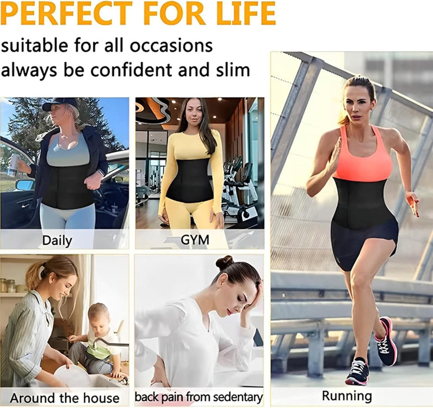 Waist Belt for Women | Waist Cincher Waist Belt - Waist Wrap Back Support Belts, Body Shaper Ab Belt Tummy Control for Women Men