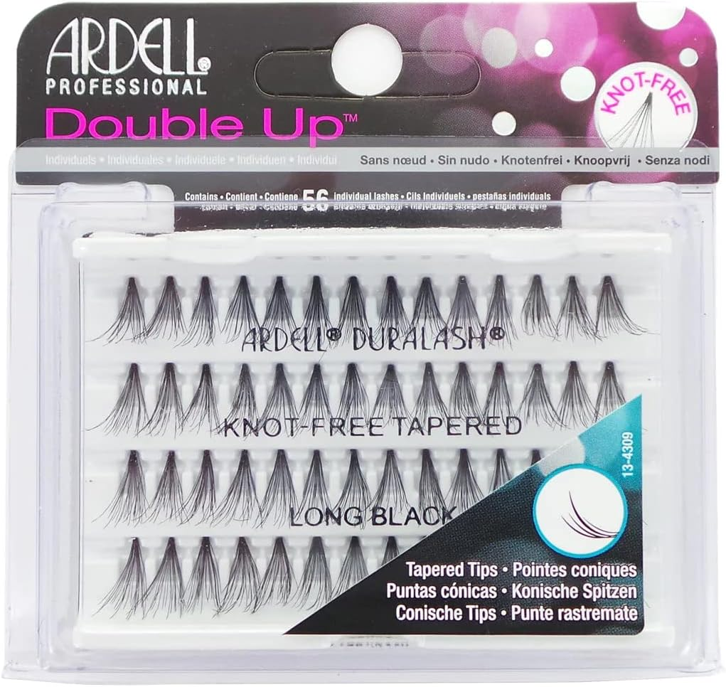 Ardell Double up Soft Touch Long Individuals Lashes, Black, Long image number 1