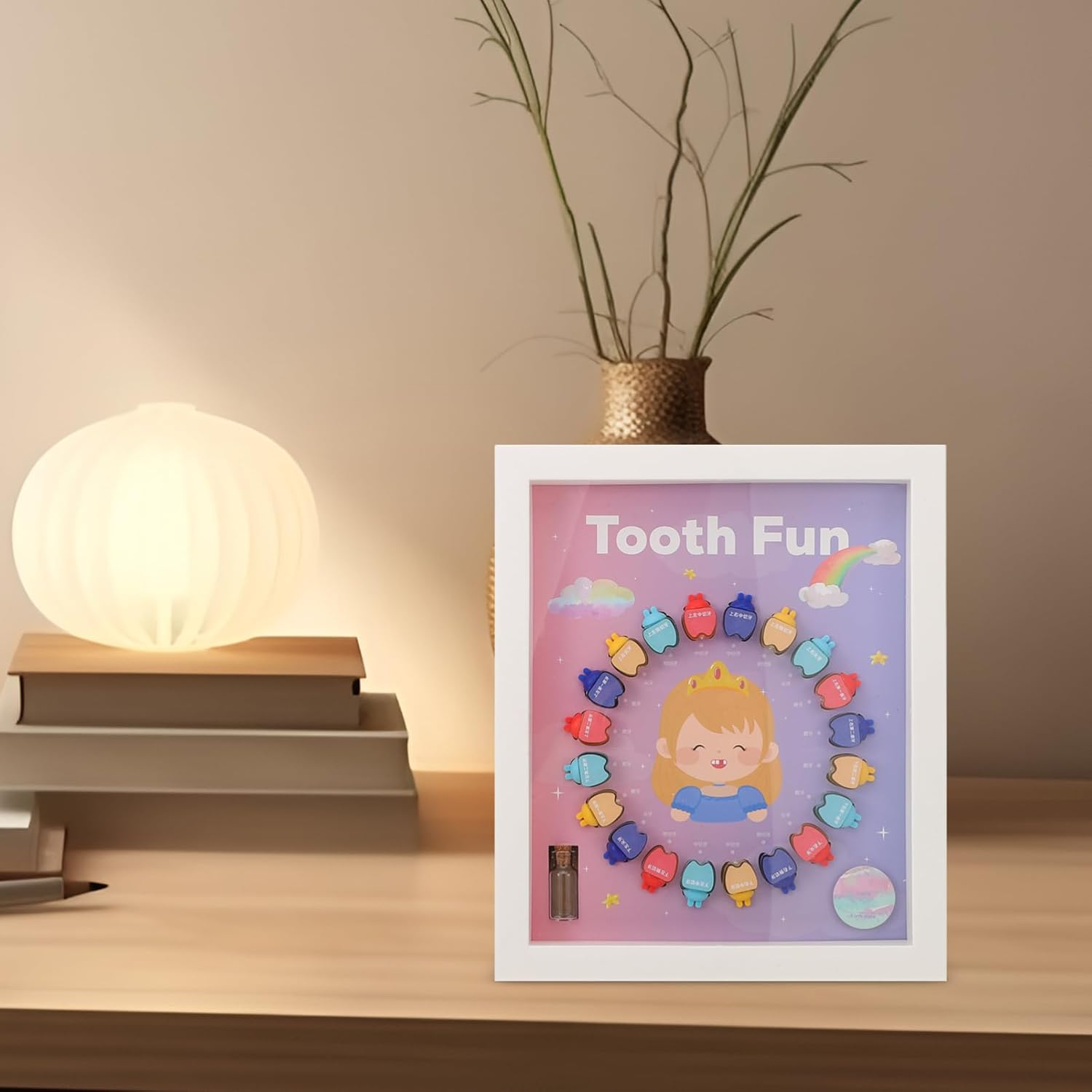 Toyvian 1Set Tooth Keepsake Box Organizer of Boy Girl Tooth Container Generous Storage Portable Design for Boys and Girls