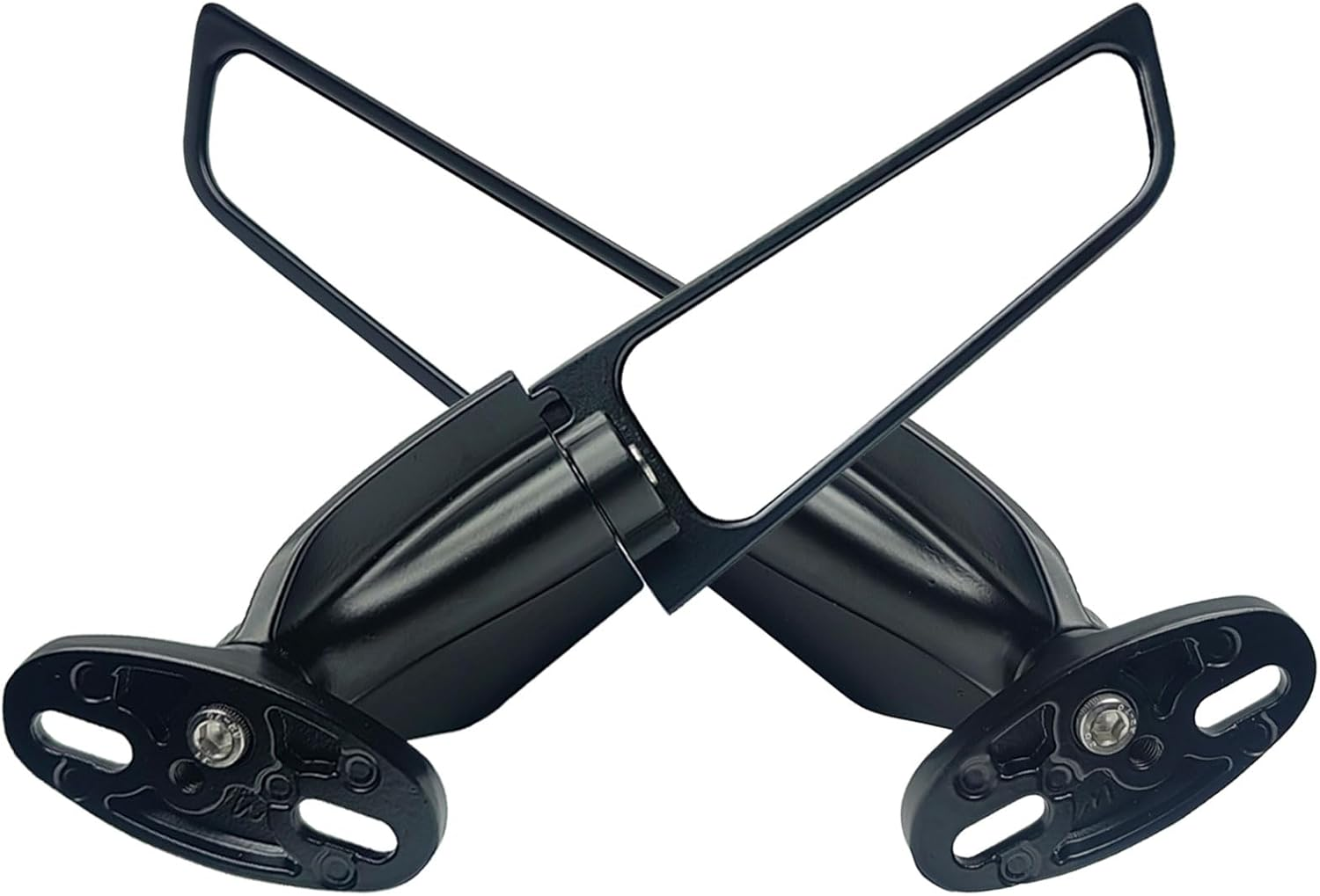 Motorcycle Mirrors Stealth Wind Wing Side Rearview Mirrors Compatible with Kawasaki Ninja 650 2025 Ninja 500 Ninja 400 300 2026 ZX6R ZX10R ZX4RR ZX4R GSXR 1000 600 750 image number 5