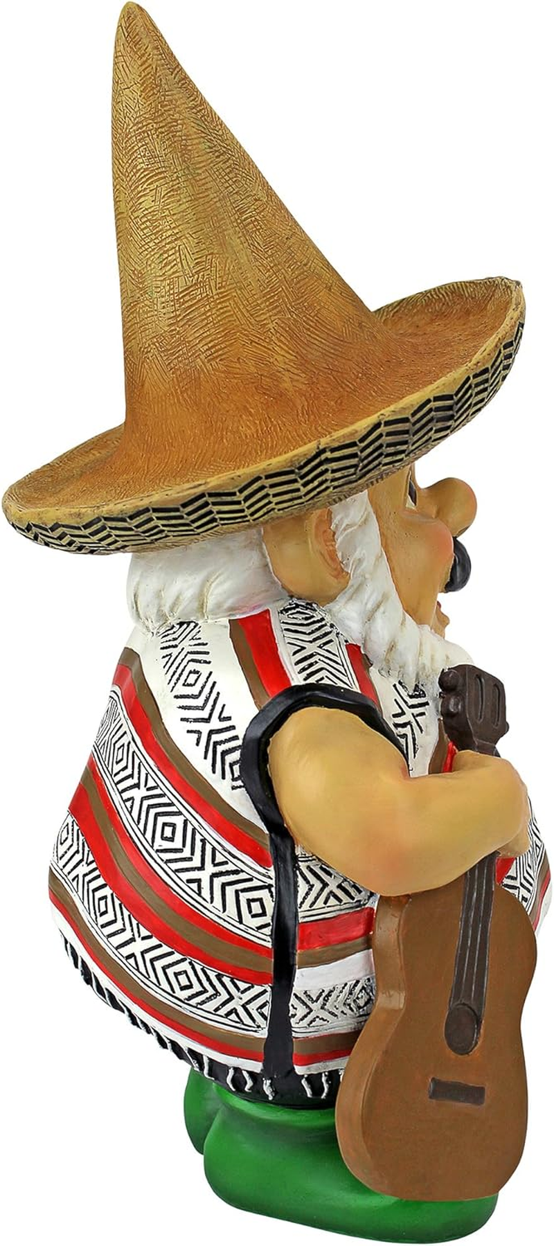 Design Toscano Pancho the Mariachi Garden Gnome Statue, Full Color image number 4