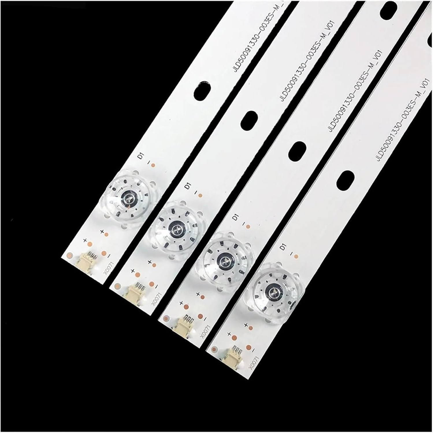 4Pcs 3V2W Led Backlight TV Repair for Hi.Sen/Se 50Inch HZ50A55 H50E3A HZ50A65E HA50A57 HZ50A66ED JL.D50091330-003ES-M_V01 50R6040E image number 1