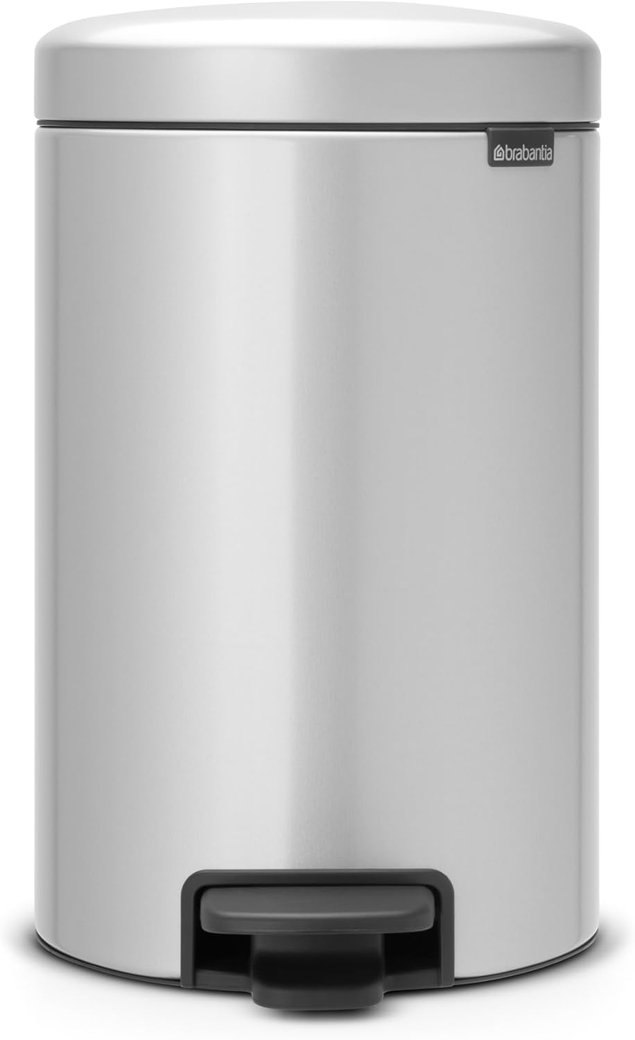 Brabantia New Icon Step Trash Can (1.3 Gal/Mineral Concrete Gray) Soft Closing Kitchen Garbage/Recycling Can with Removable Bucket image number 2