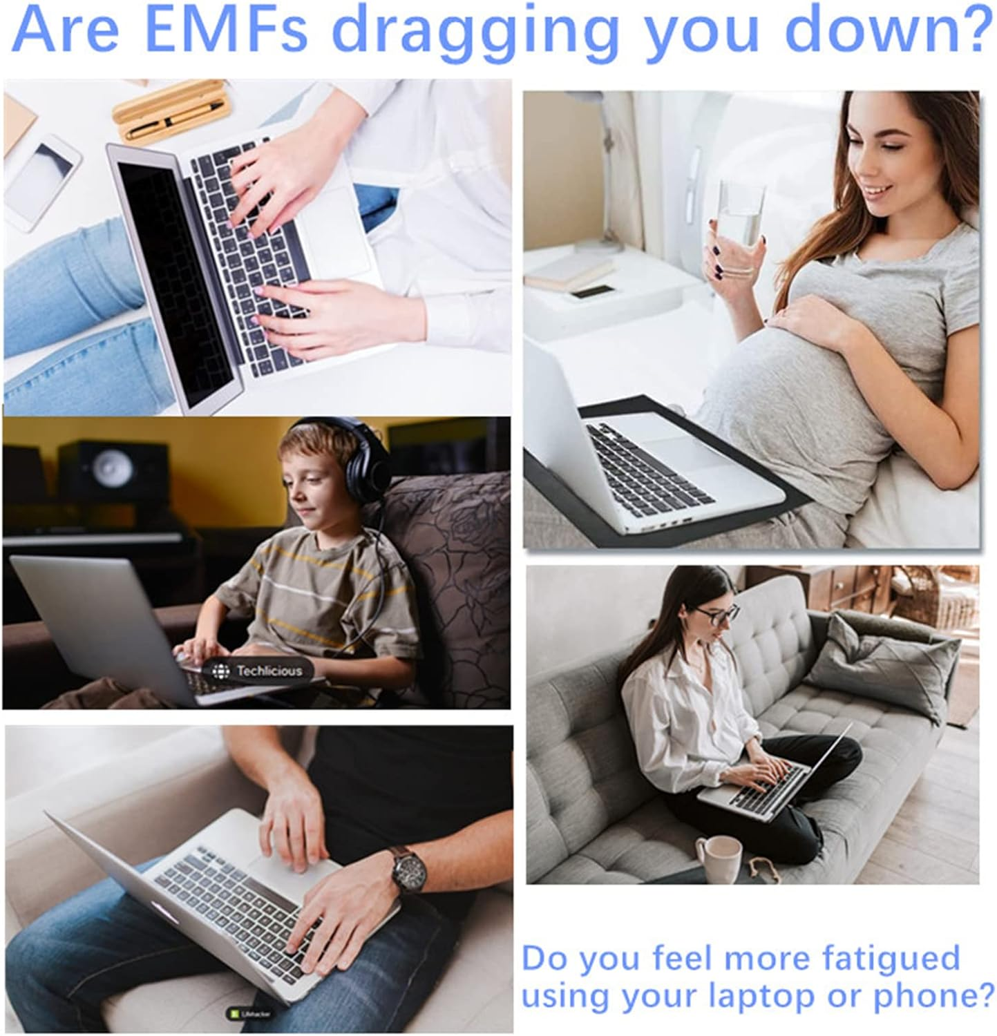 EMF Protection Pad Faraday Bag Cell Phone Body Radiation Blocking Computer Pad 5G Anti-Radiation PC Faraday Blanket Pregnant Kids RFI GPS Signal Notebooks,Laptops,Tablets Shielding Bag 27In image number 3