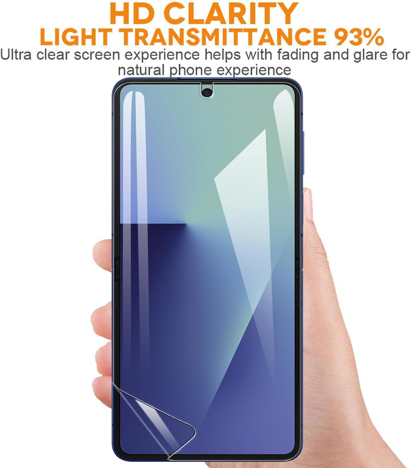 Electro-Weideworld Screen Protector for Samsung Galaxy Z Flip 7/Flip7, 3 Pack HD Clear Bubble-Free Anti-Scratch inside Screen Film for Galaxy Z Flip 7[Self-Healing] image number 6