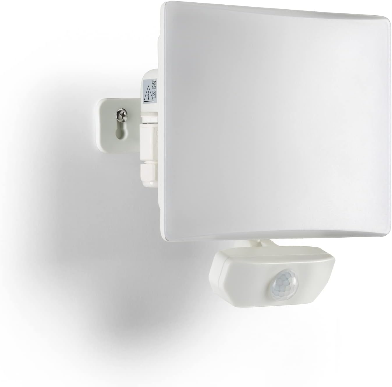 Auraglow 50W 4200Lm Full Screen Slimline LED Security Motion Sensor PIR Flood Light Black Outdoor Wall Lamp