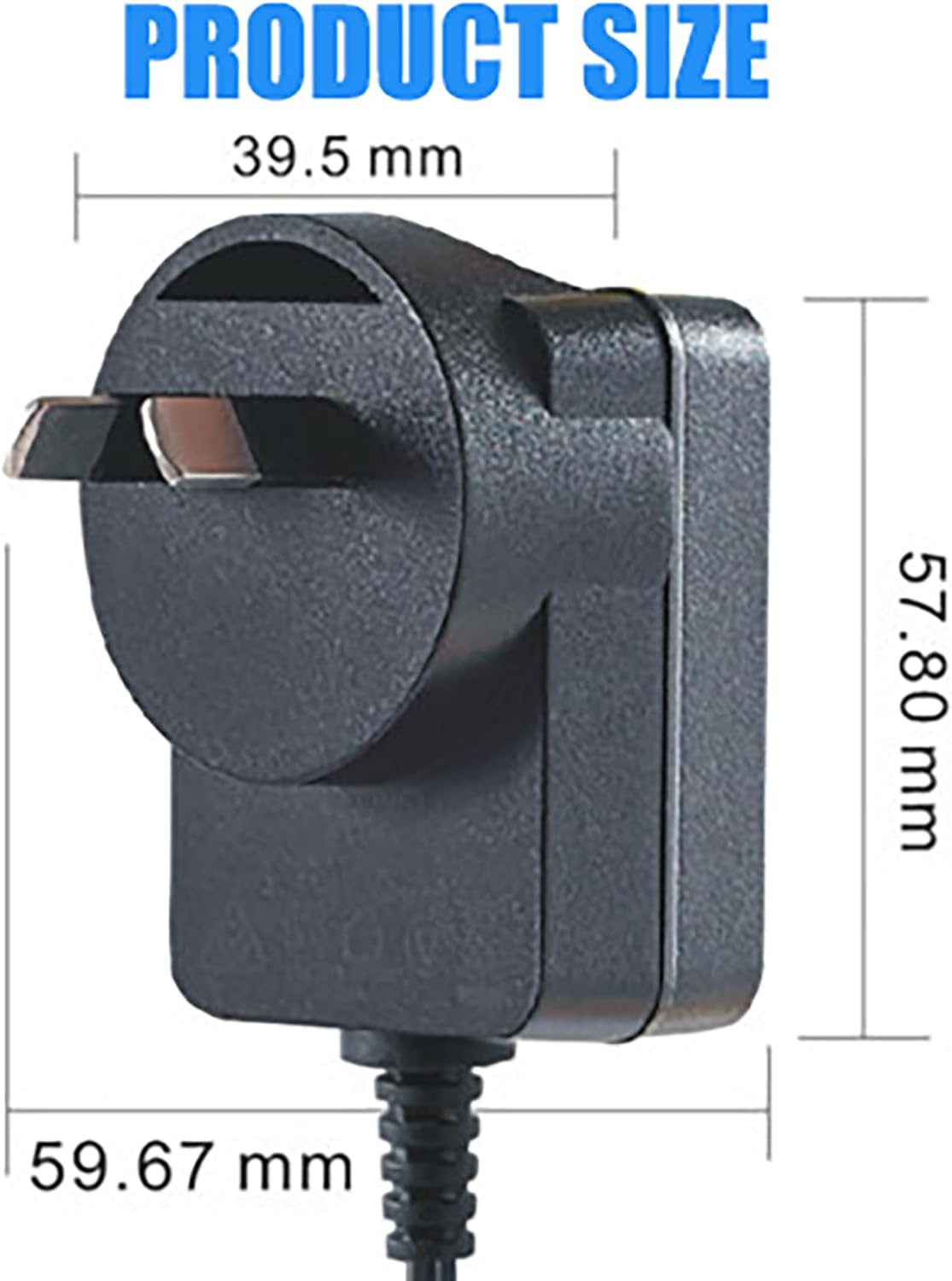 Tunghey 12V 1A AC/DC Power Supply, 100-240V AC to DC Power Adapter, 12W 12V 1 Amp Wall Adapter, 12 Volts 1000Ma Regulated Switching Power Converter, with 5.5X2.5Mm DC Plug image number 4