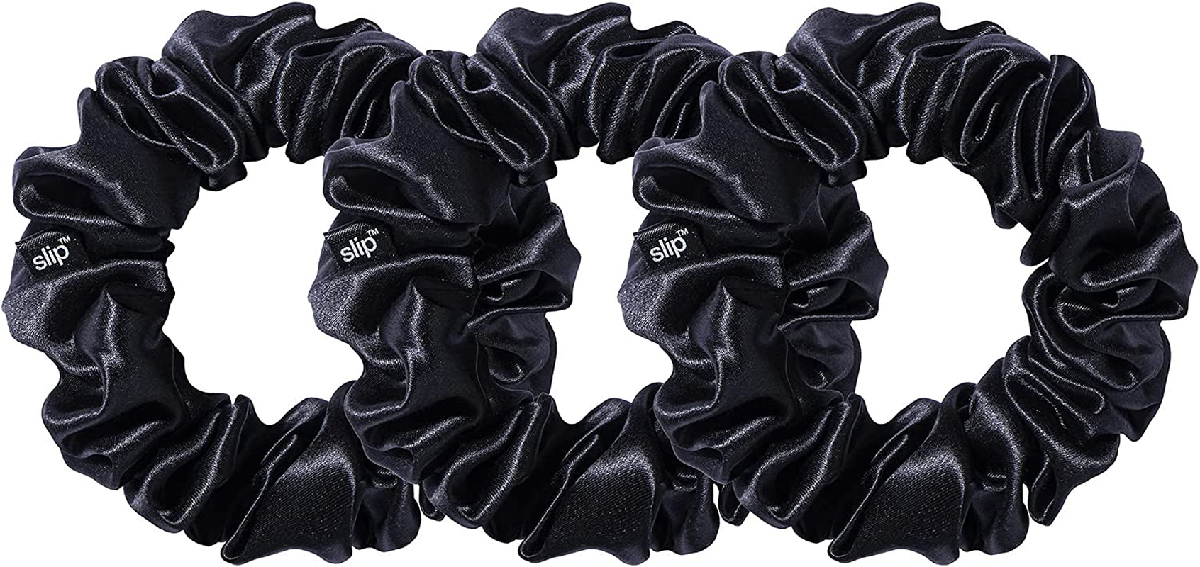 SLIP Pure Silk Scrunchies, 3 Count