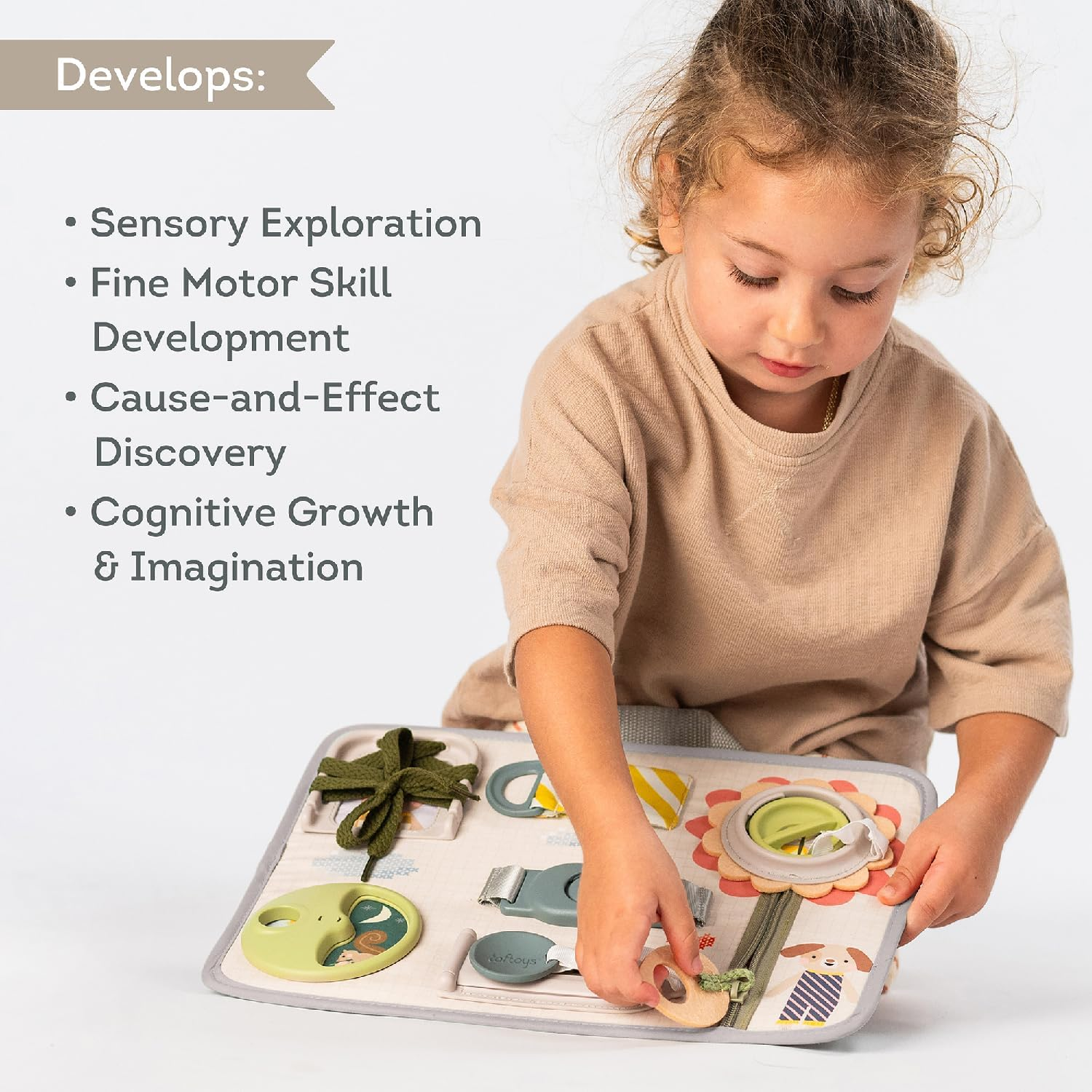 Taf Toys Snap 'N Learn Activity Board image number 3