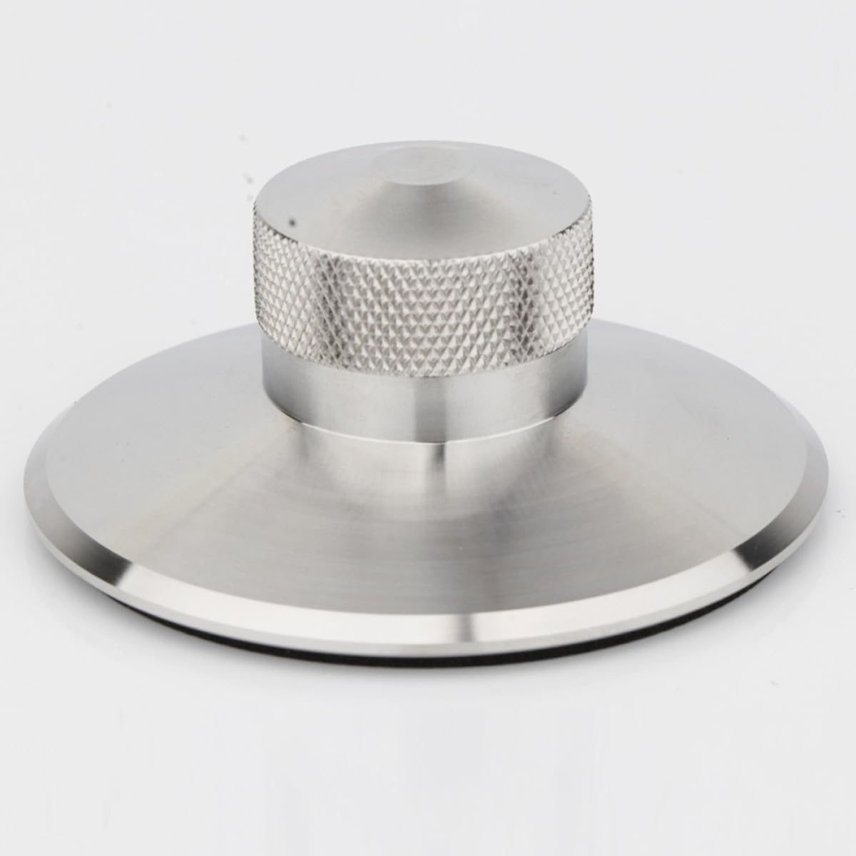 UTHCLO Aluminum Record Weight Stabilizer Low Profile Turntable Disc Clamp for Vinyl Records Advanced Vibration Reduction Sleek Design for Hifi Players and Home Audio Systems