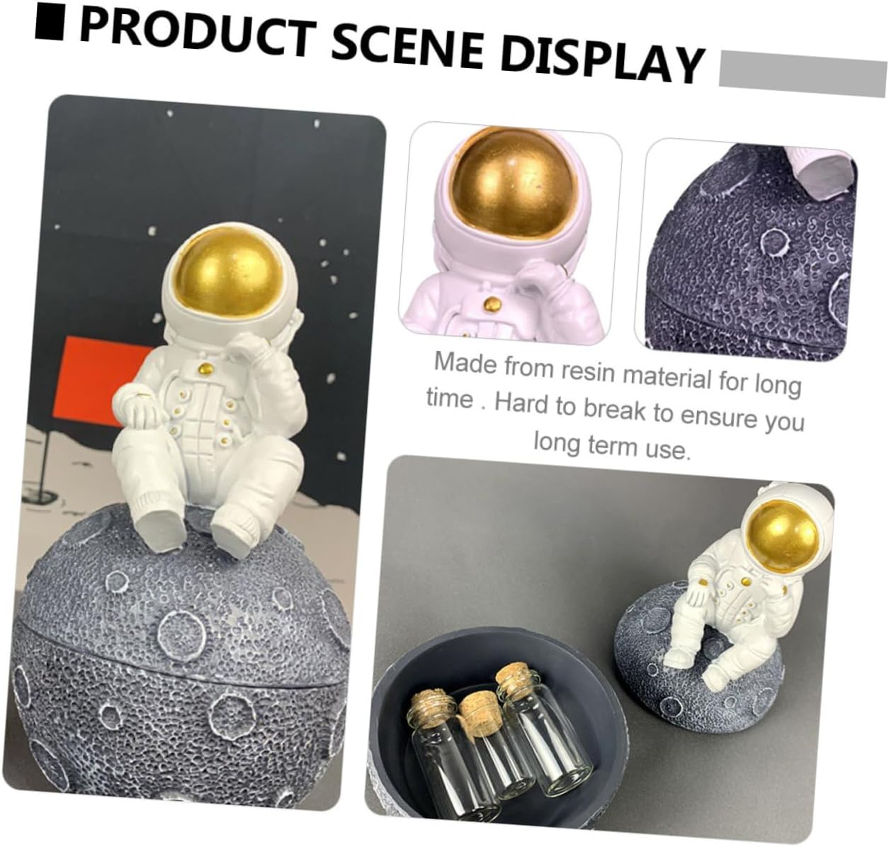 MERRYHAPY Newborn Keepsake Box Fetal Hair Storage Bottle Teeth Preserving Bottle Fashion Decor for Home image number 1