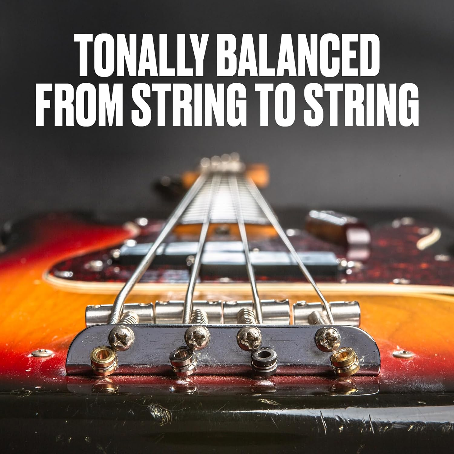 Dunlop DBN45105 Nickel Medium 4 String 45-105 Stainless Steel Bass Guitar Strings image number 2