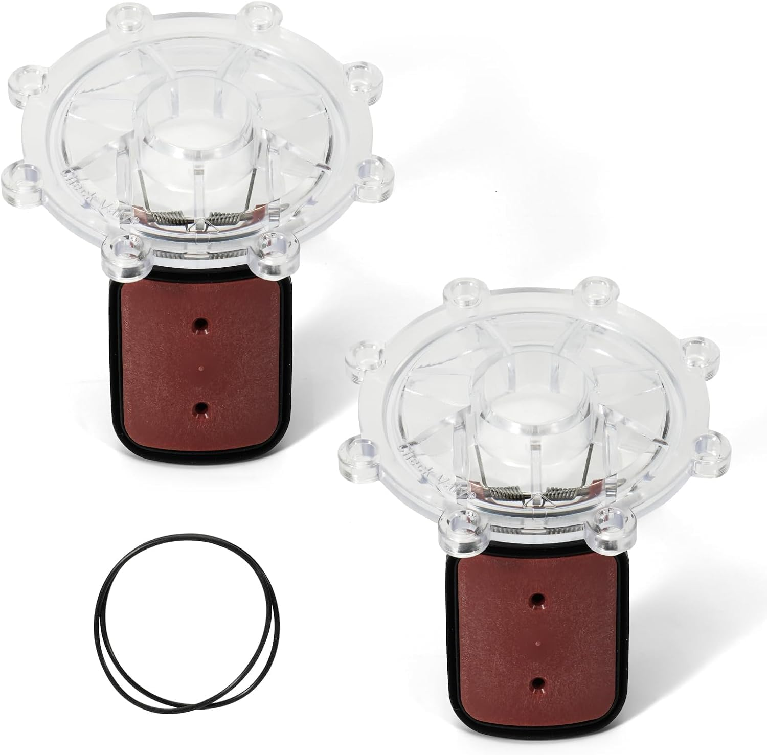 ROHOPE Check Valve 7056 2PCS Cover with Flapper Assembly for Zodiac Jandy Valves &ndash; Complete Replacement Kit, &ndash; (Include: 7451 Flapper, 7302 Spring, 7304 Pin, 7236 Cover, and 1132 O-Ring) (2-Pack) image number 1