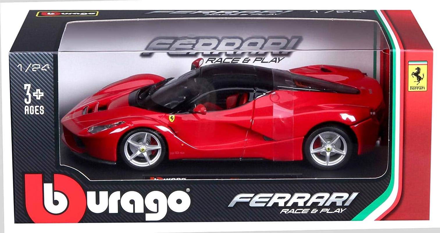 Bburago Ferrari LA Ferrari Scale Diecast Car Vehicle, 1:24 image number 4
