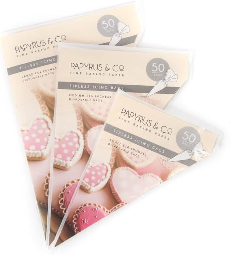 Papyrus Tipless Icing Bag 50-Pieces, 10 Inch Size image number 6