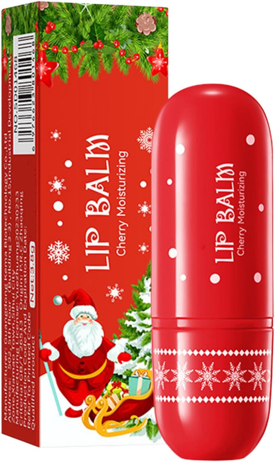 Yeahdor Seasonal Lip Care Set Christmas Stocking Filler with Natural Fruit and Honey Honey One Size