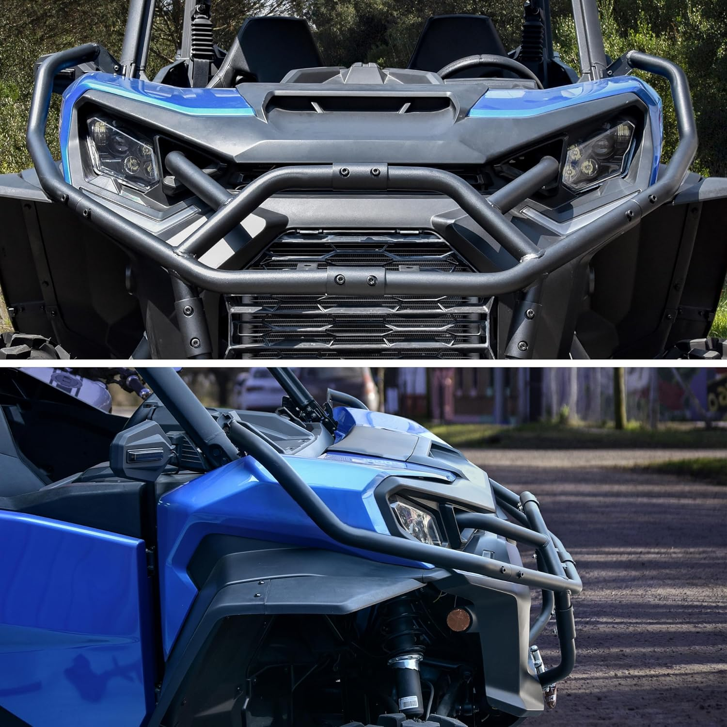 SAUTVS Heavy-Duty Steel Front Corner Protectors for Can Am Commander, Combined Side Bumper Bar Protector for Can-Am Commander & Max 2021-2025 Accessories, OEM#715006807 Replacement, Pair image number 5