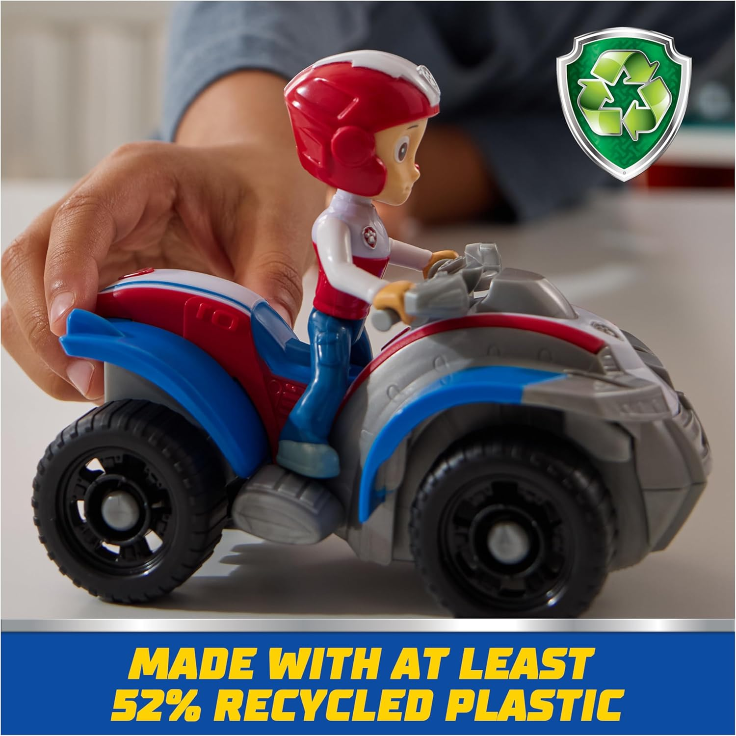 PAW Patrol, Ryder&rsquo;S ATV Toy Vehicle with Collectible Action Figure, Sustainably Minded Kids Toys for Boys & Girls Ages 3 and Up image number 2