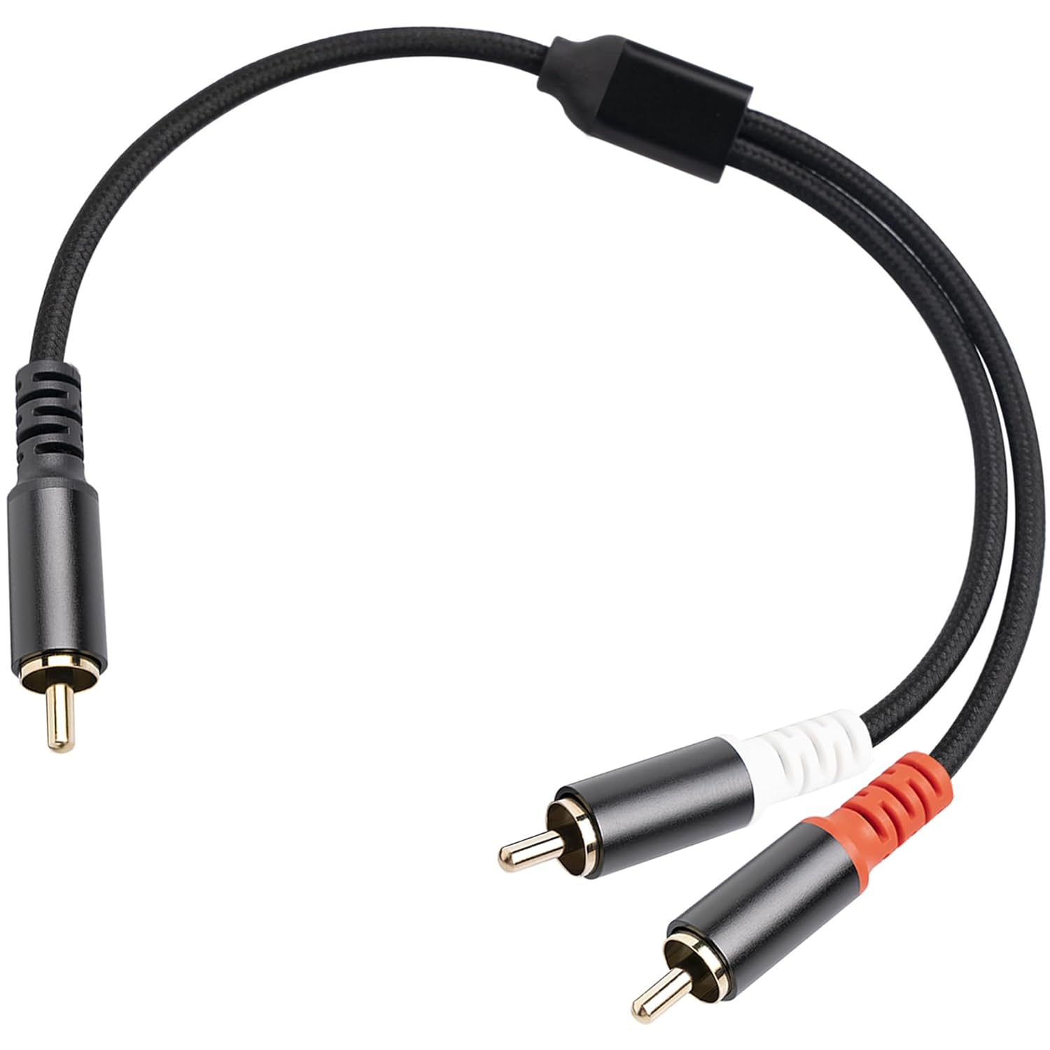 Tunghey RCA Y Cable, Rca/Phono Y Splitter, RCA 1 Male to 2 Male Y Adapter, Male/Male Subwoofer Cable Gold Plated for Subs/Amps/Hi-Fis/Home Theater/Receivers (3M) - 3M image number 4