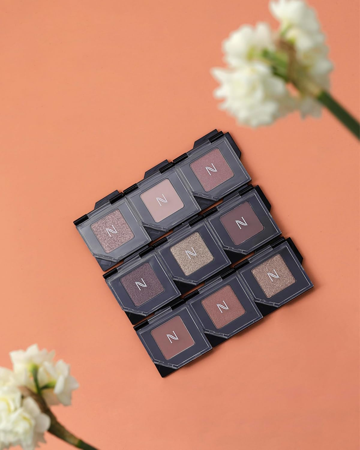 Natio Australia Single Eyeshadow Copper - Burnt Orange Shimmer Clickable Eyeshadow - Vegan Friendly