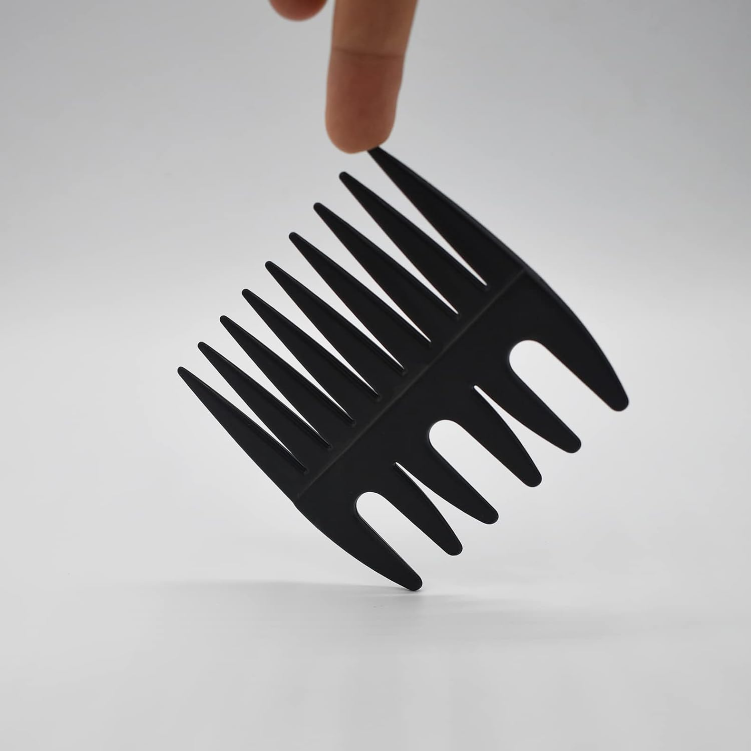 Professional Men Styling Comb, Pompadour Streaker Comb Texture Wide Tooth Comb for Hairstyling Shaping Wet Pick Hairdressing Comb, Black