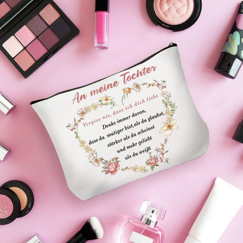 Touching Gift for My Daughter, Birthday Gift for Daughters, Christmas Gifts for My Daughters, Cosmetic Bag for Daughter, D'Alene To, Cosmeticcase-Tochter01 image number 2