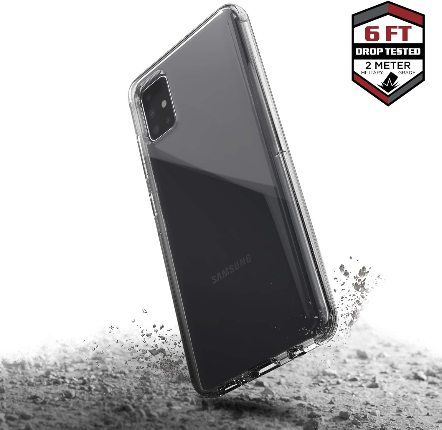 X-Doria D&eacute;fense Clear Samsung Galaxy A51 Case, Clear image number 3