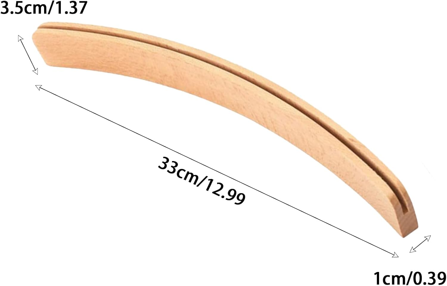 Set of 4 Curved Playing Cards Holders for Seniors Adults,13 X 1.9 X 2.4 Inch,Soild Wood Cards Holders for Playing Cards, Ideal for Multiplayer Card Games image number 4