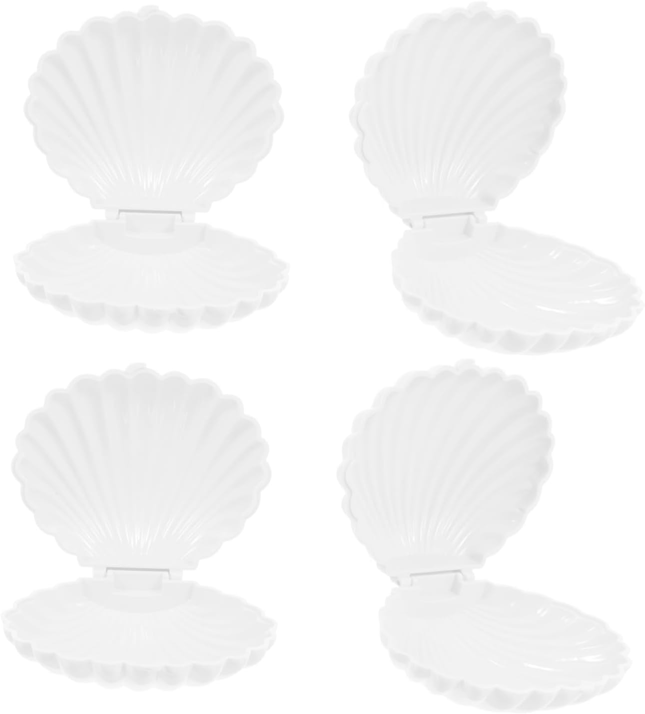 GRIRIW Shell Candy Snack Box Mermaid Birthday Decorations Boxes Sea Shell Candy Dish