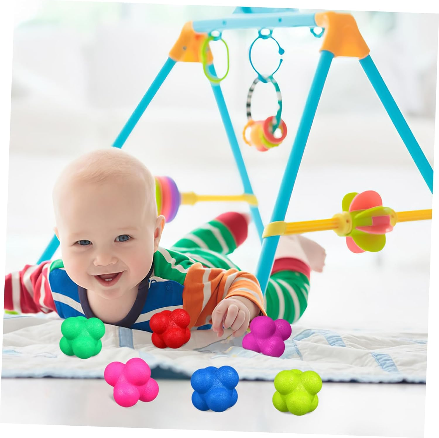 KITANDOVE Agility Balls Reaction Ball Set of 6 for Exercise Sports Training Australia image number 2