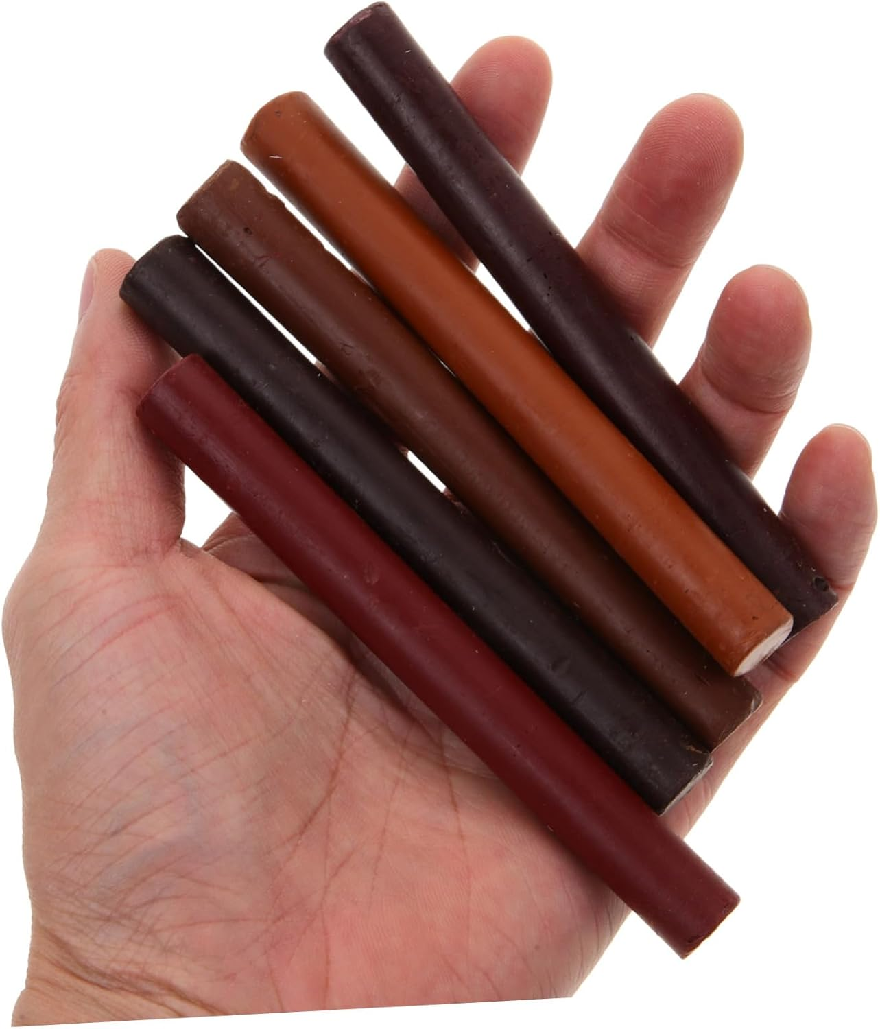 5Pcs Furniture Refinishing Crayons Portable Marker Pens for Hardwood Floor Scratch Repair Kit Wood Furniture Markers Touch-Up Repair Pen Damage