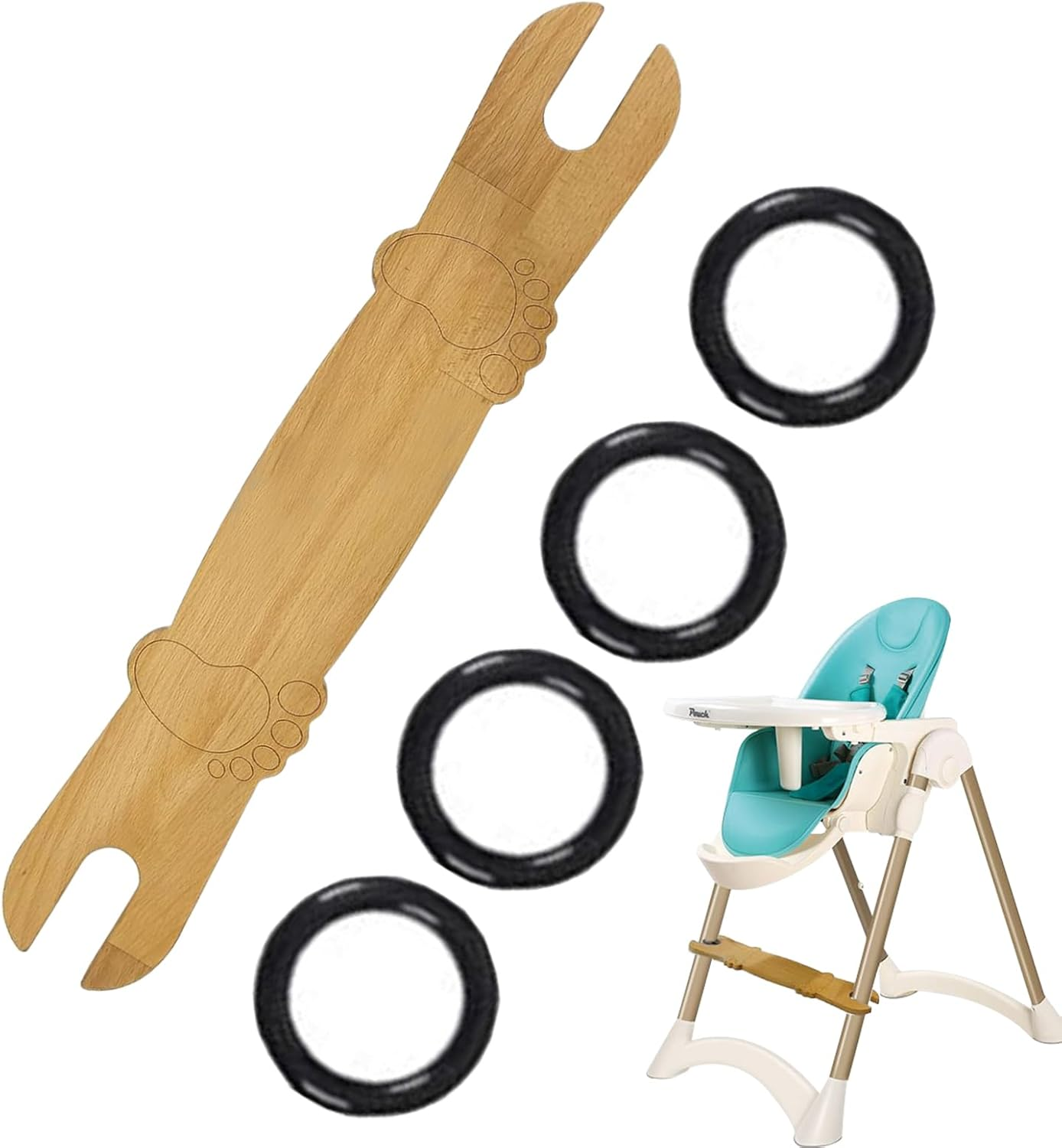 High Chair Foot Rest, Adjustable Non-Slip Baby Highchairs Footrest, Universals Foot Rest Highchair Accessories for Antilo P and Most High Chair