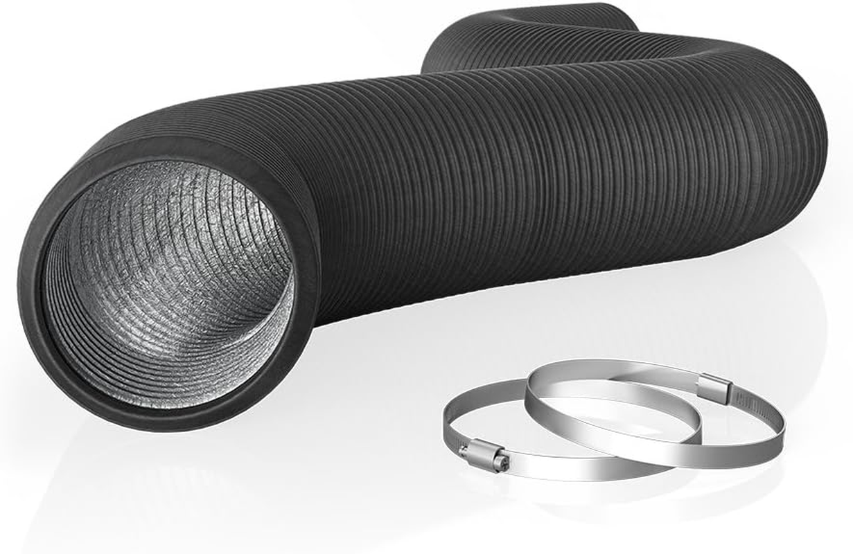 AC Infinity Flexible 4-Inch Aluminum Ducting, Heavy-Duty Four-Layer Protection, 25-Feet Long for Heating Cooling Ventilation and Exhaust image number 1
