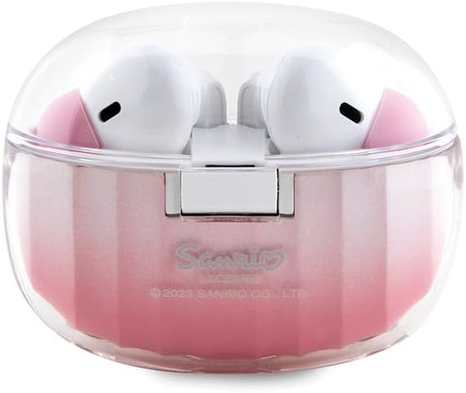 CG MOBILE Hello Kitty HKTWSHDGKEP TWS Bluetooth Headphones + Docking Station Pink Gradient Electroplating Logo
