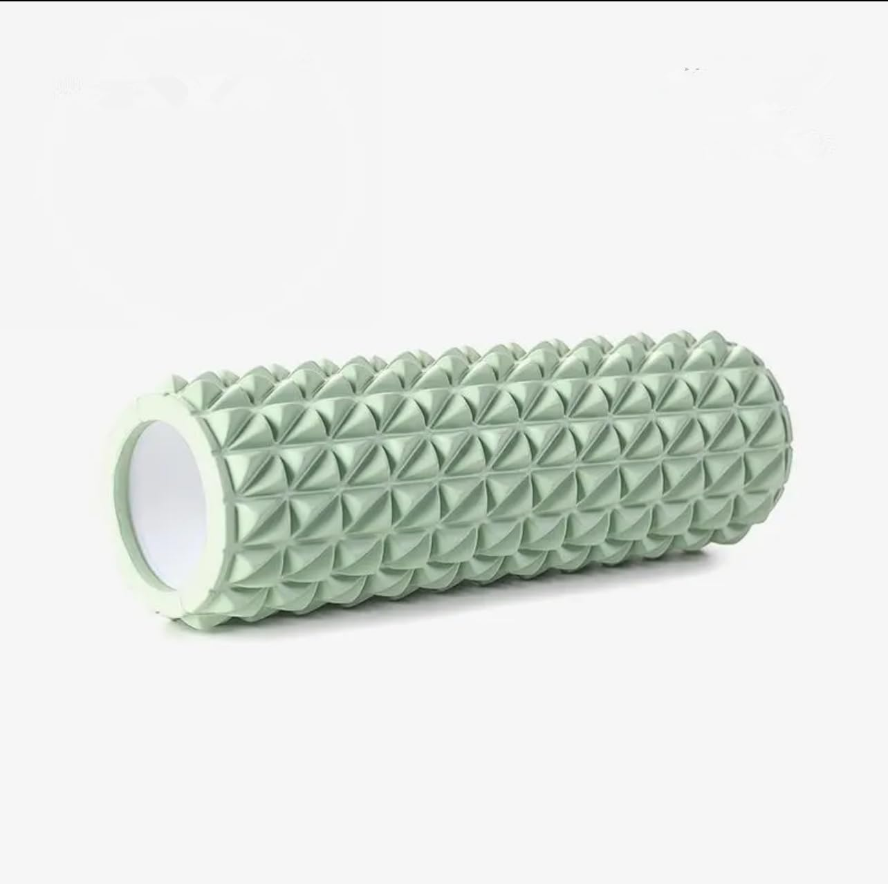 Foam Roller - 18" Deep Tissue Massage Muscle Roller and Stretching Equipment for Sustainable Strength and Myofascial Trigger Point Release (Light Green)