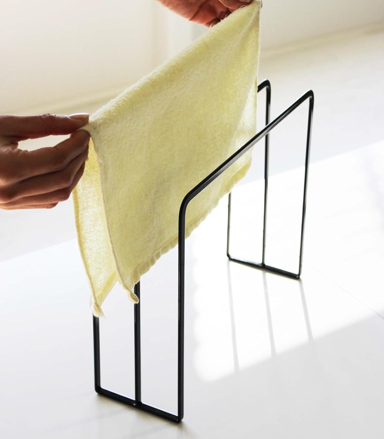 Yamazaki Home Tower Dishcloth Hanger - Steel image number 3