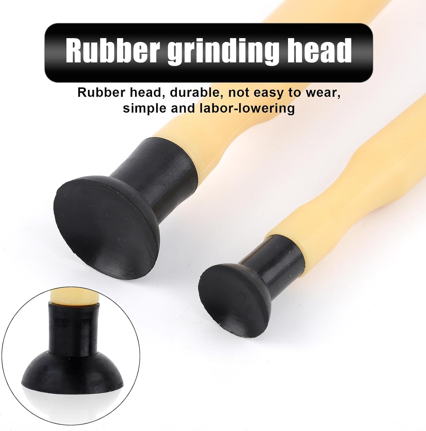 Gosknor 2Pcs Valve Lapping Tools, 2 Size Durable Valve Grinding Tool with Suction Cup and Comfortable Handle Valve Spring Compressor Tools Practical Maintenance and Repair Accessories image number 4