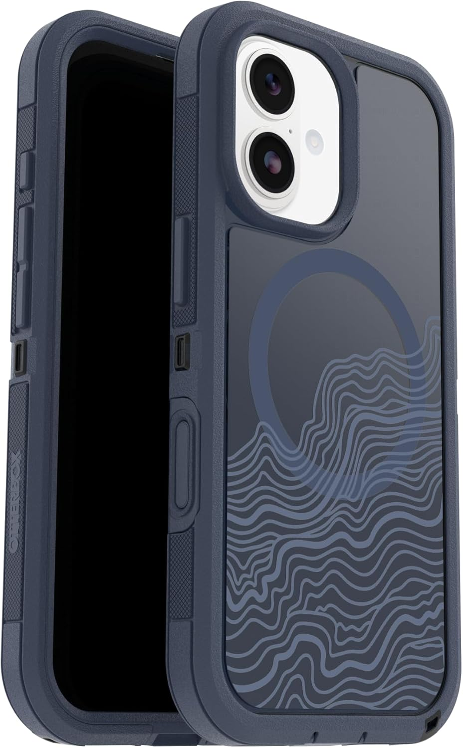 Otterbox Iphone 17 Defender Series Pro XT Clear Case - Offgrid - Blue - Tough, Rugged & Durable Iphone Case, Snaps on Magsafe image number 4